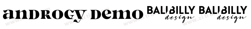 Androgy Demo字体转换